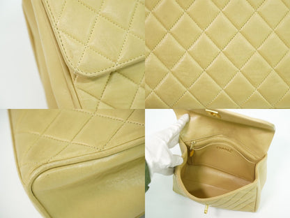 CHANEL ココマーク マトラッセ ハンドバッグ ベージュ