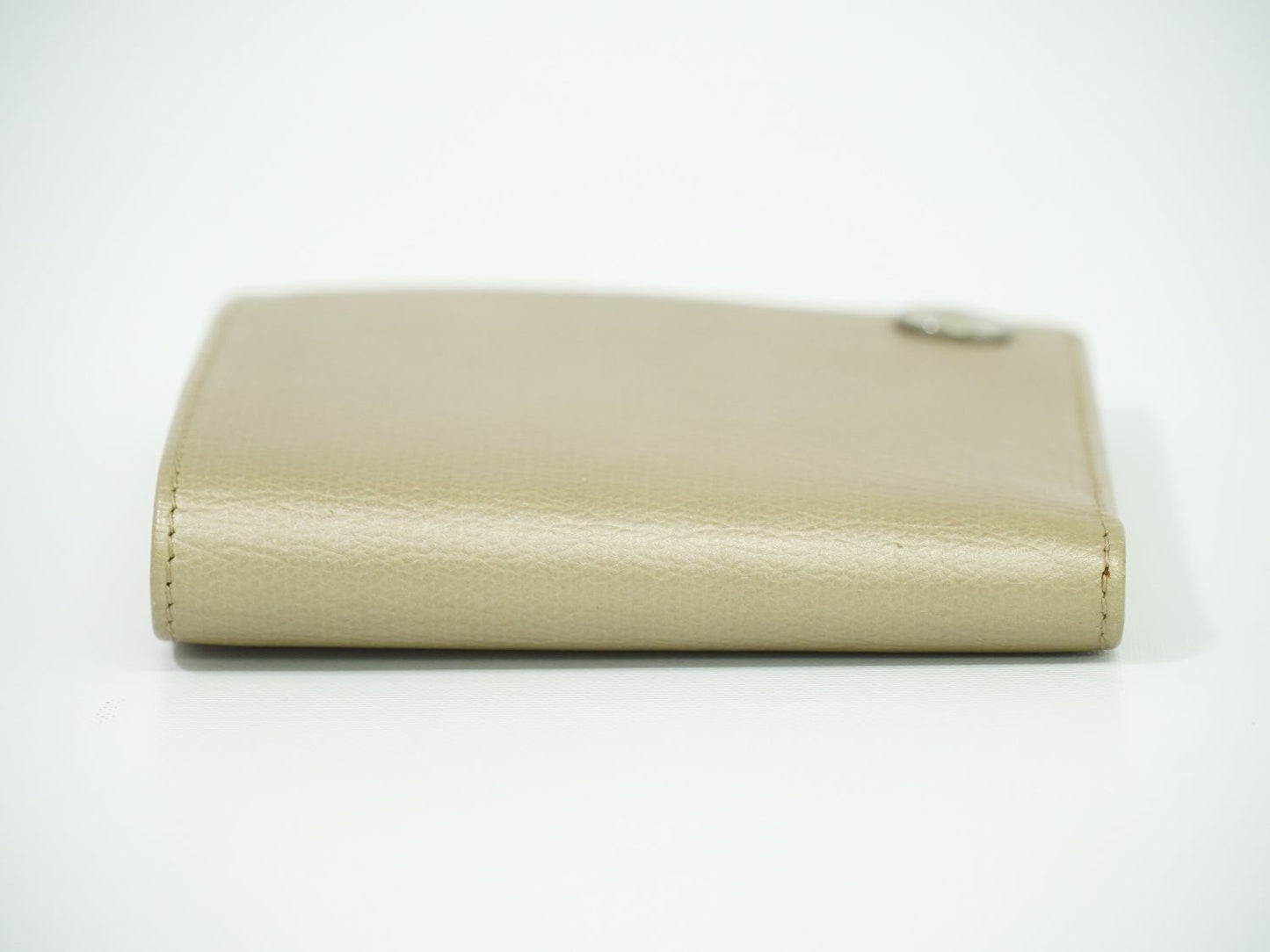 CHANEL ココマーク ココボタン 折財布 ベージュ