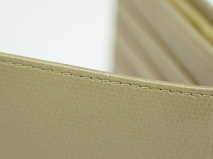 CHANEL ココマーク ココボタン 折財布 ベージュ