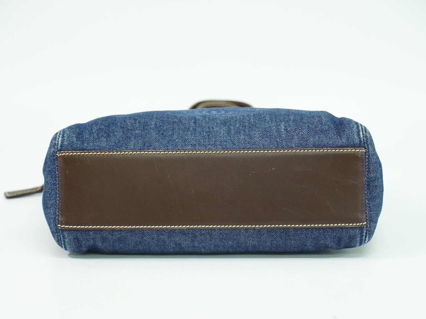 CHANEL ココマーク ショルダーバッグ ネイビー ブラウン