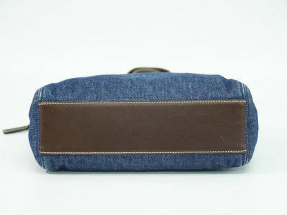 CHANEL ココマーク ショルダーバッグ ネイビー ブラウン