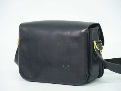 CELINE 馬車金具 ショルダーバッグ ネイビ