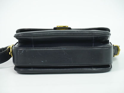 CELINE 馬車金具 ショルダーバッグ ネイビ