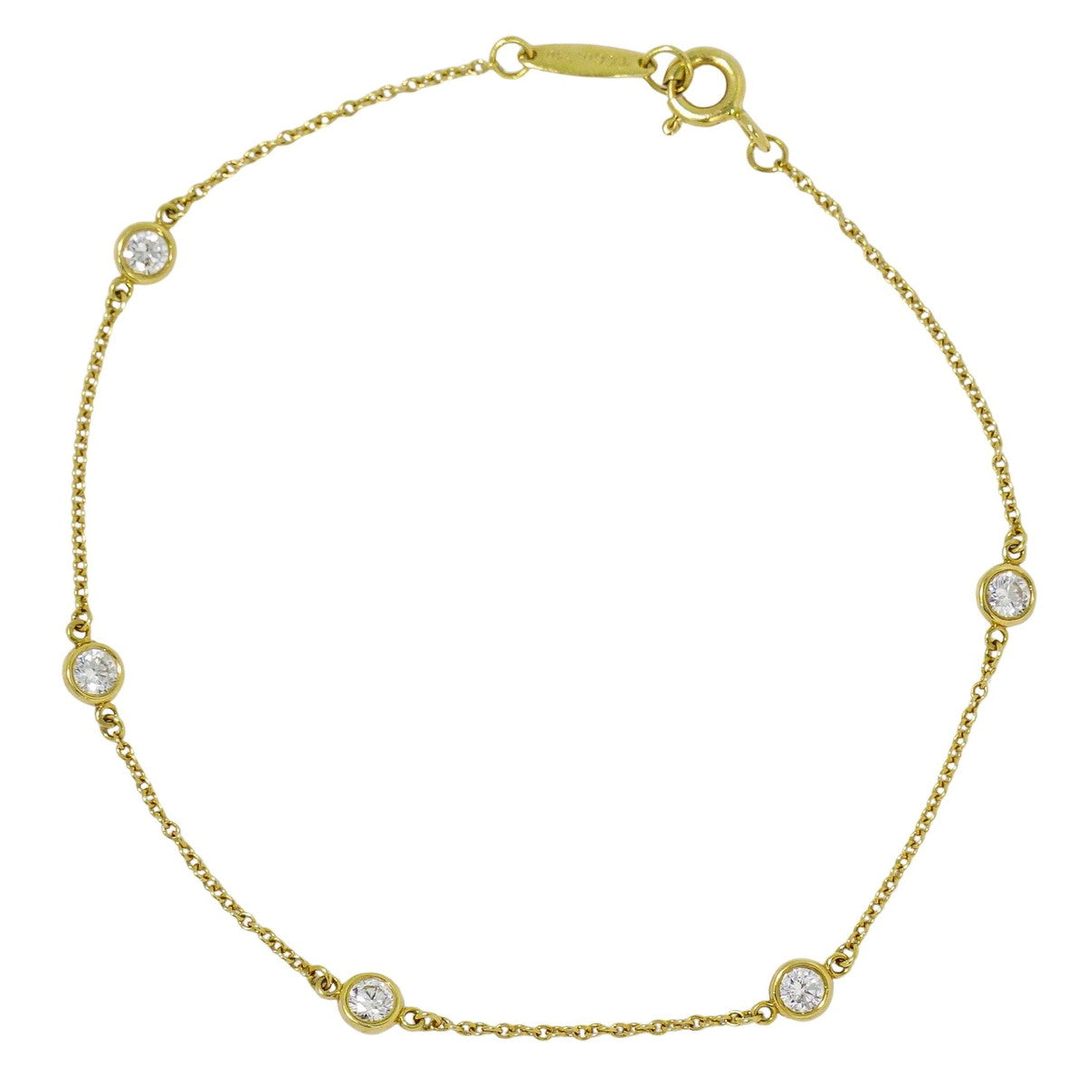 TIFFANY & Co. バイザヤード 750 YG ブレスレット