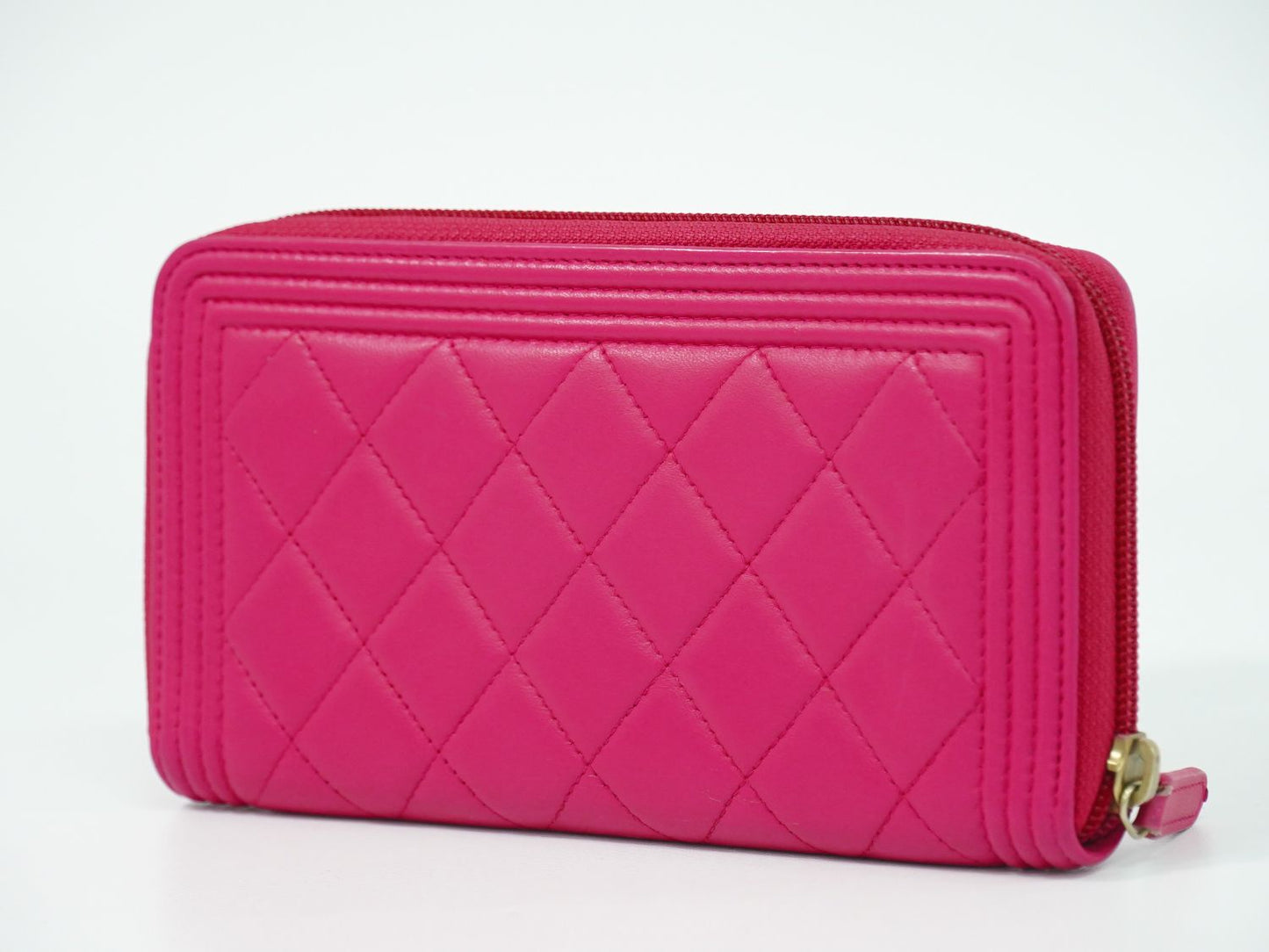 CHANEL ボーイシャネル ココマーク 長財布 ピンク