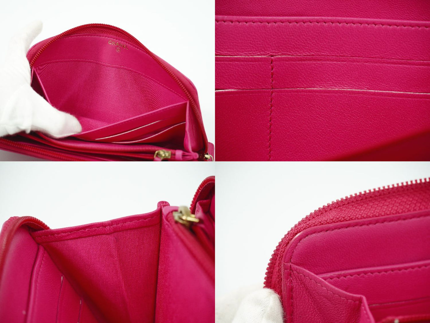 CHANEL ボーイシャネル ココマーク 長財布 ピンク