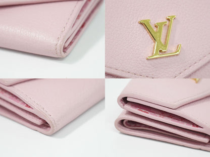LOUIS VUITTON ポルトフォイユ ロックミニ 折財布 ピンク M80088