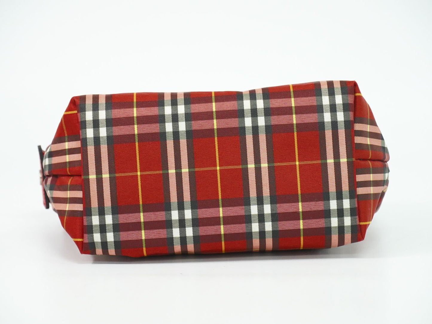 BURBERRY ノバチェック ハンドバッグ レッド