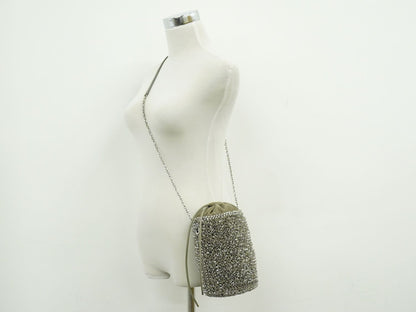 ANTEPRIMA SECCHIO MINI ワイヤーバッグ グレージュ シルバー PB20FJH6S5