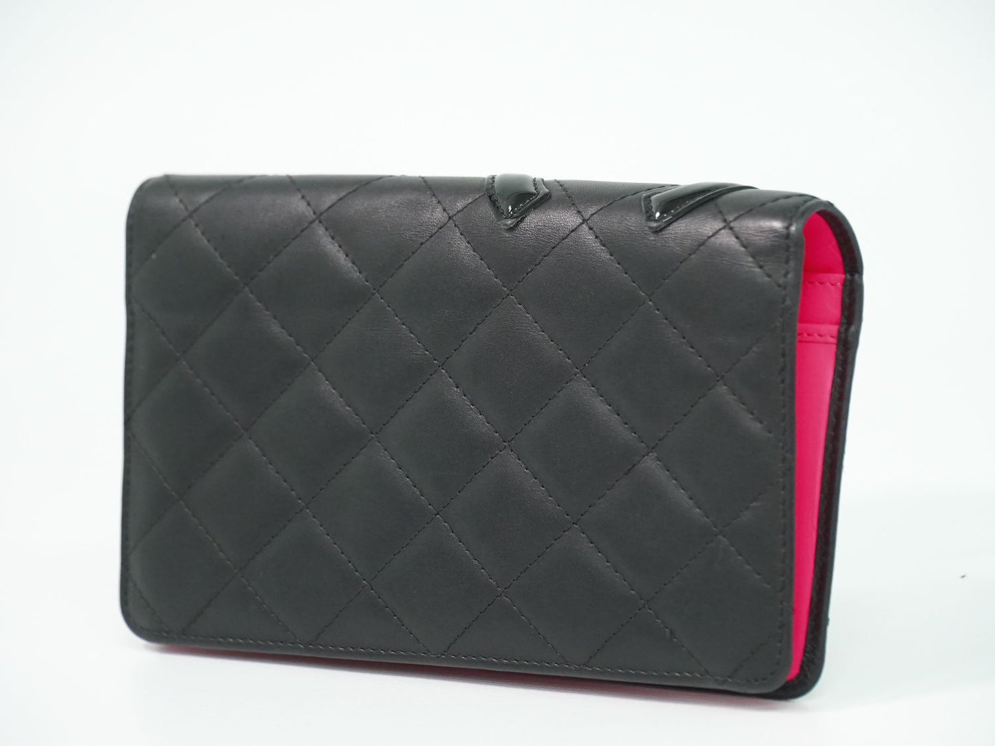 CHANEL ココマーク カンボンライン 長財布 ブラック