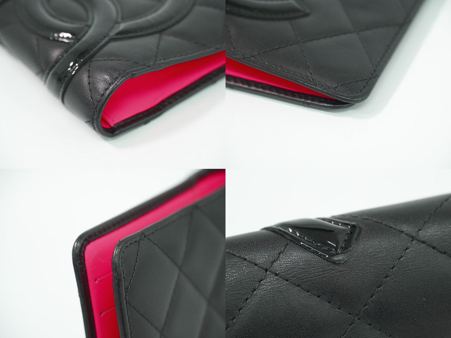 CHANEL ココマーク カンボンライン 長財布 ブラック