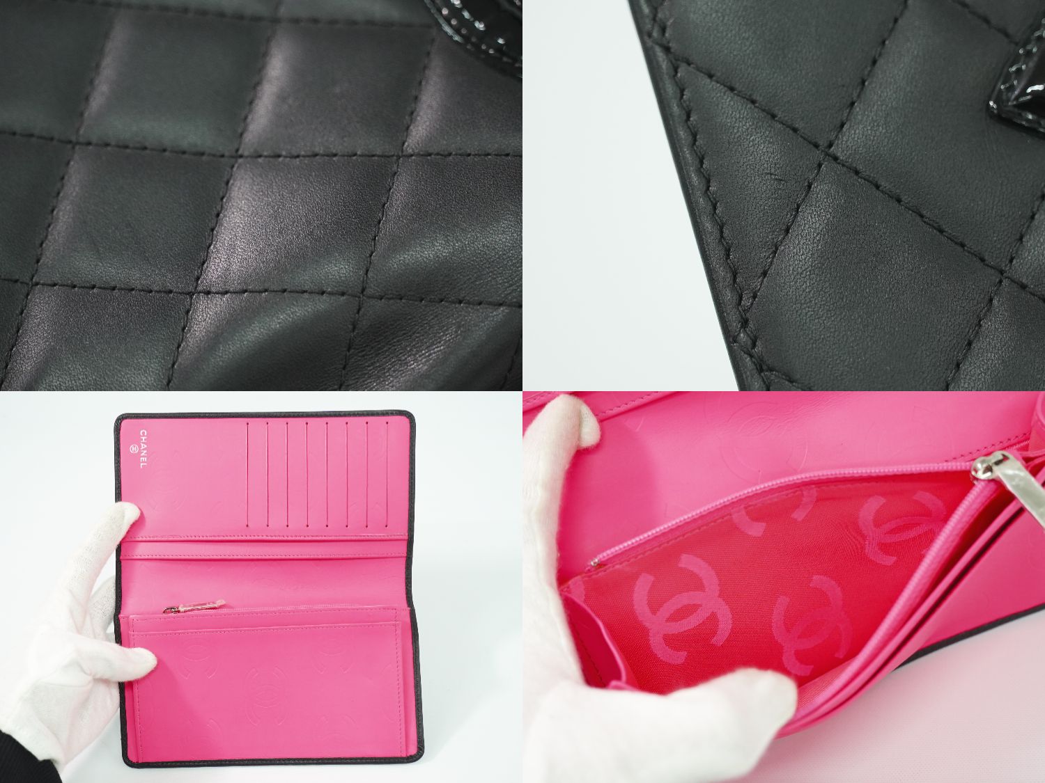 CHANEL ココマーク カンボンライン 長財布 ブラック – BRAND BOX by