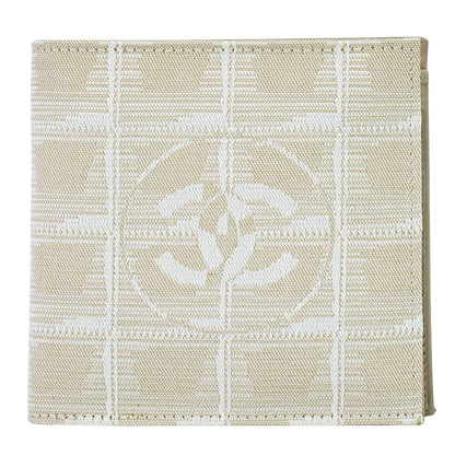 CHANEL ココマーク ニュートラベルライン 折財布 ベージュ