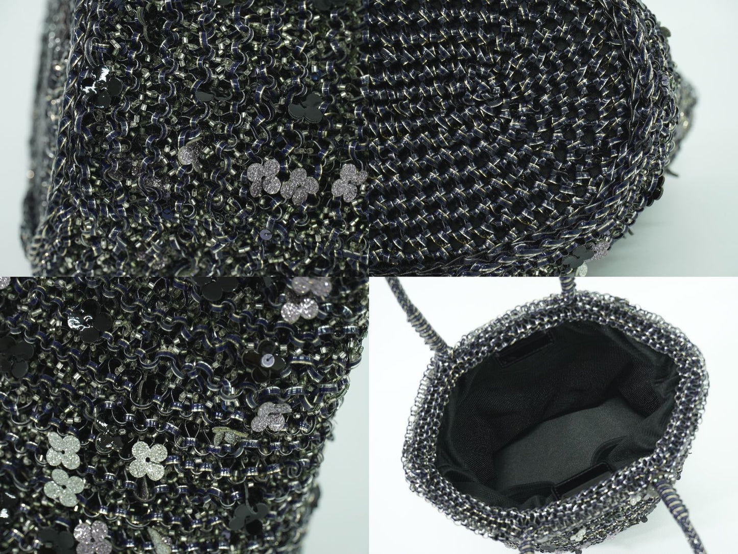 ANTEPRIMA フィオリトゥーラ ワイヤーバッグ ネイビー