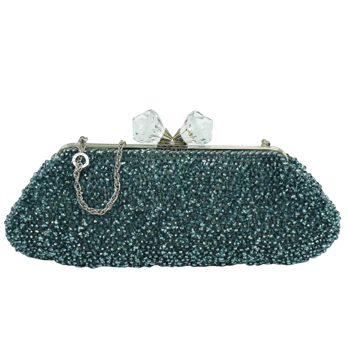 ANTEPRIMA がま口 ワイヤーバッグ 2WAY ショルダーバッグ ライトブルー