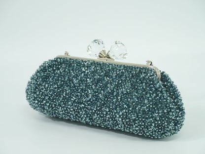 ANTEPRIMA がま口 ワイヤーバッグ 2WAY ショルダーバッグ ライトブルー