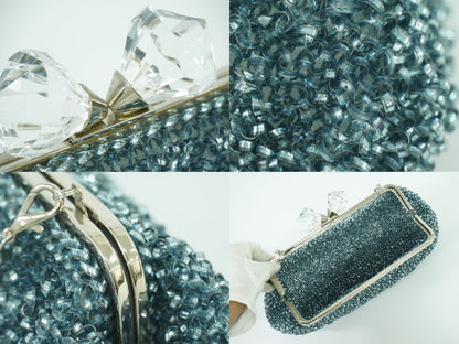 ANTEPRIMA がま口 ワイヤーバッグ 2WAY ショルダーバッグ ライトブルー