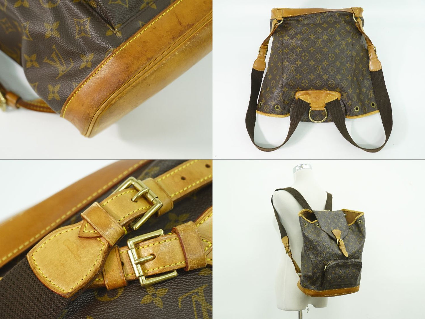 LOUIS VUITTON モンスリ GM モノグラム リュックサック M51135