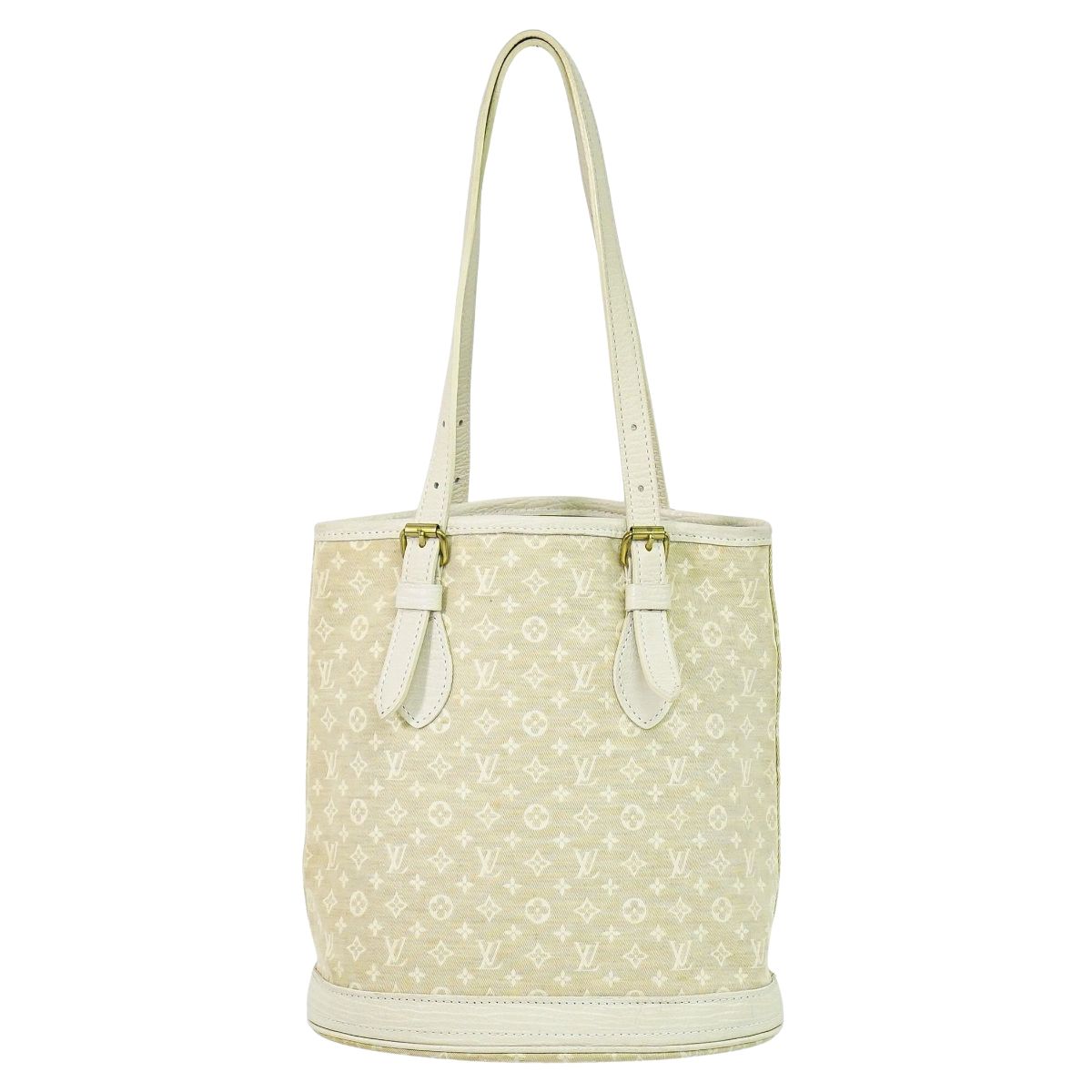 LOUIS VUITTON バケット PM モノグラム ミニラン ショルダーバッグ デュンヌ M95316