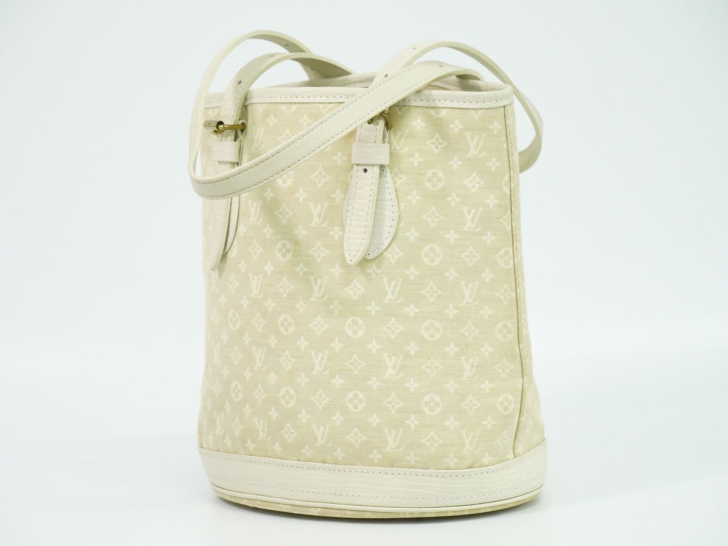 LOUIS VUITTON バケット PM モノグラム ミニラン ショルダーバッグ デュンヌ M95316