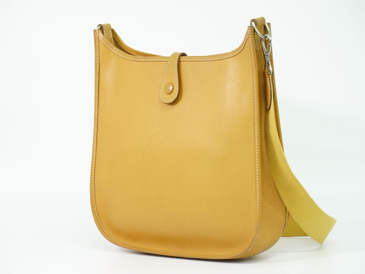 HERMES エヴリン 1 PM ショルダーバッグ □D刻 2000年 ブラウン