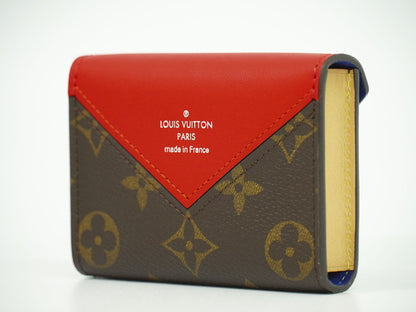 LOUIS VUITTON エテュイ カルト アルセーヌ モノグラム トランプケース ブラウン レッド GI0014