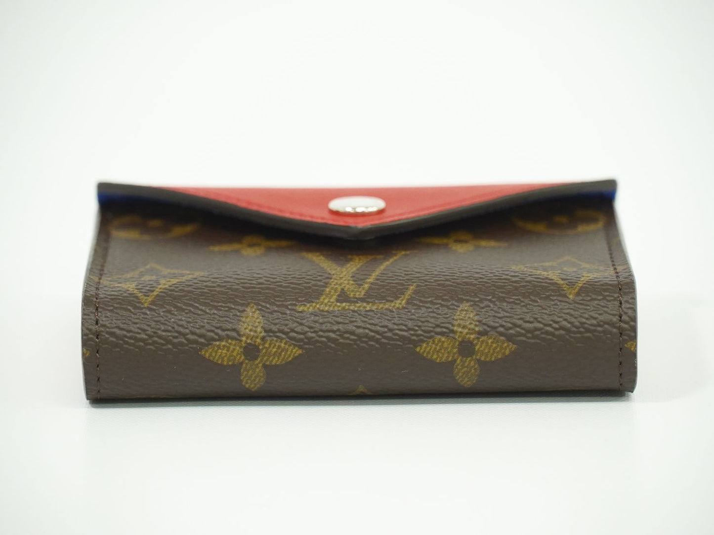 LOUIS VUITTON エテュイ カルト アルセーヌ モノグラム トランプケース ブラウン レッド GI0014