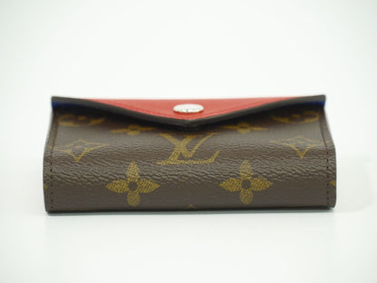 LOUIS VUITTON エテュイ カルト アルセーヌ モノグラム トランプケース ブラウン レッド GI0014