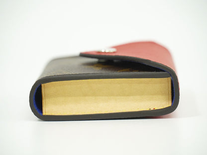 LOUIS VUITTON エテュイ カルト アルセーヌ モノグラム トランプケース ブラウン レッド GI0014