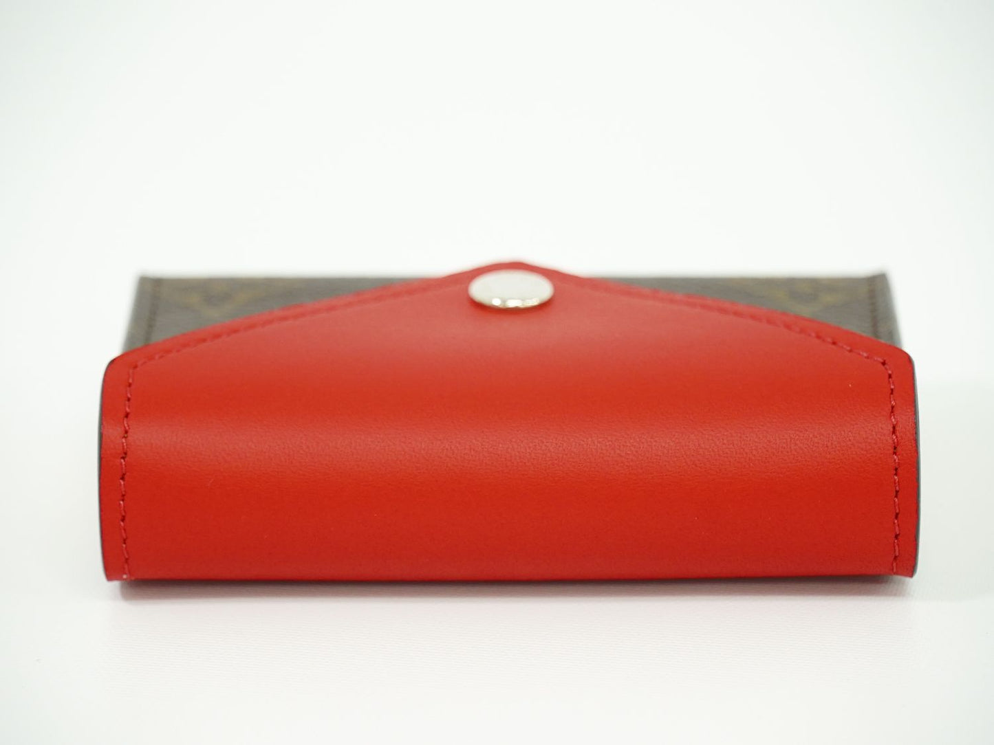 LOUIS VUITTON エテュイ カルト アルセーヌ モノグラム トランプケース ブラウン レッド GI0014