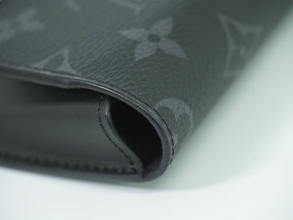 LOUIS VUITTON エテュイ リュネット ウディ モノグラム エクリプス メガネケース GI0296