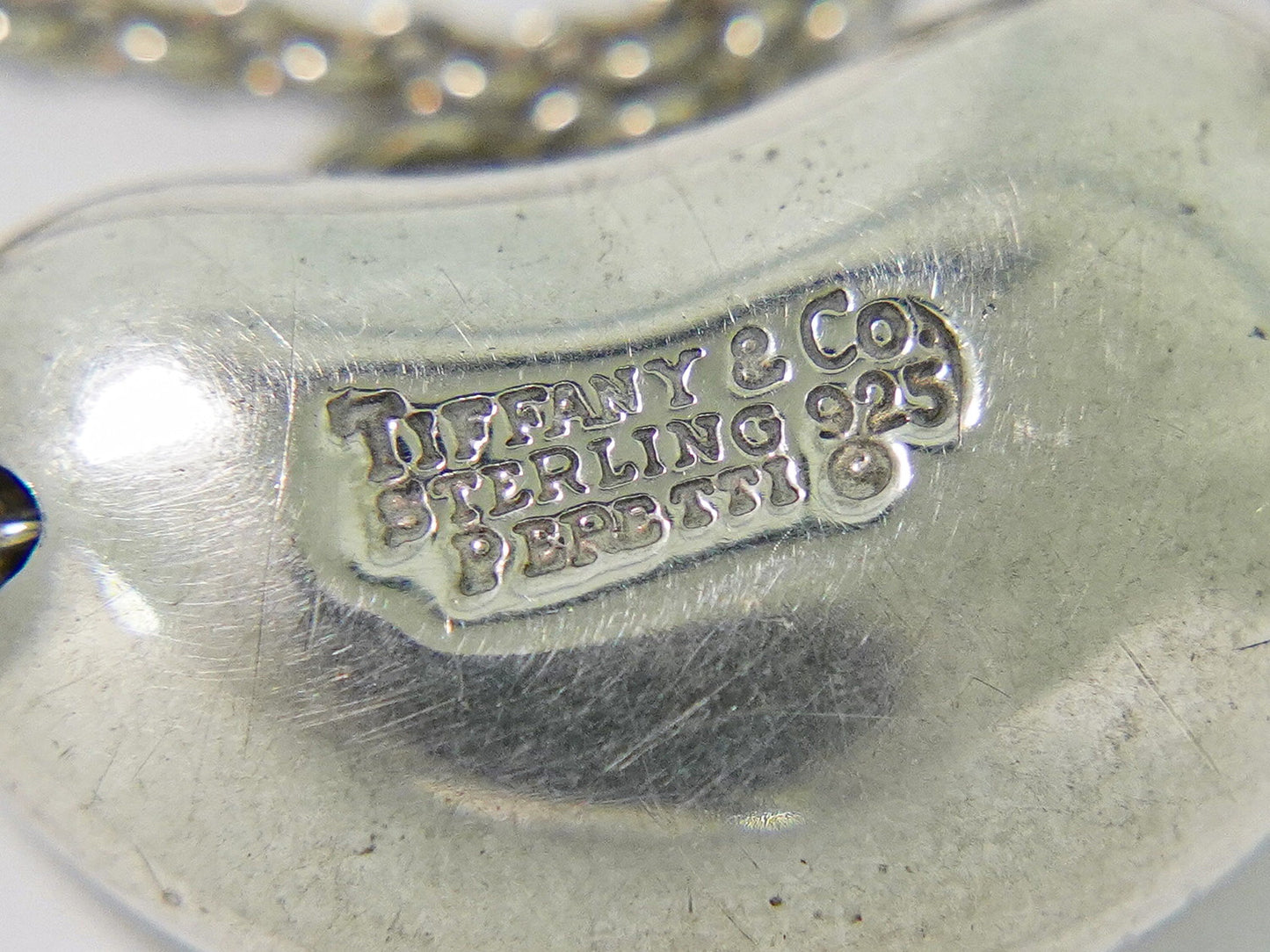 TIFFANY & Co. ビーン 925 ネックレス シルバー
