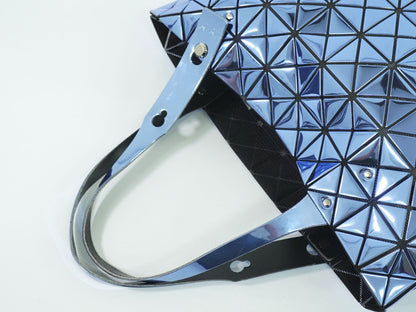 BAOBAO ISSEY MIYAKE PRISM トートバッグ メタリックブルー