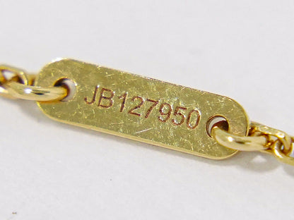 Van Cleef & Arpels スウィートアルハンブラ カーネリアン G750 YG ブレスレット レッド