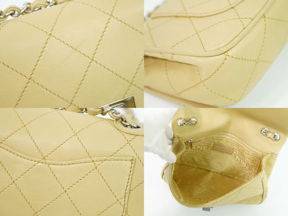 CHANEL 2.55 ワイルドステッチ ショルダーバッグ ベージュ