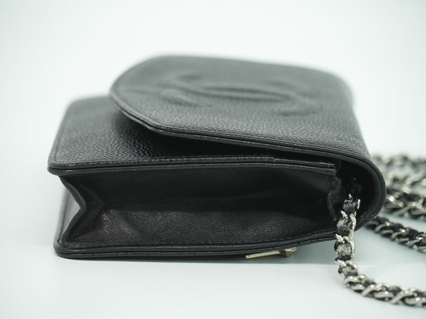 CHANEL ココマーク ショルダーウォレット ブラック