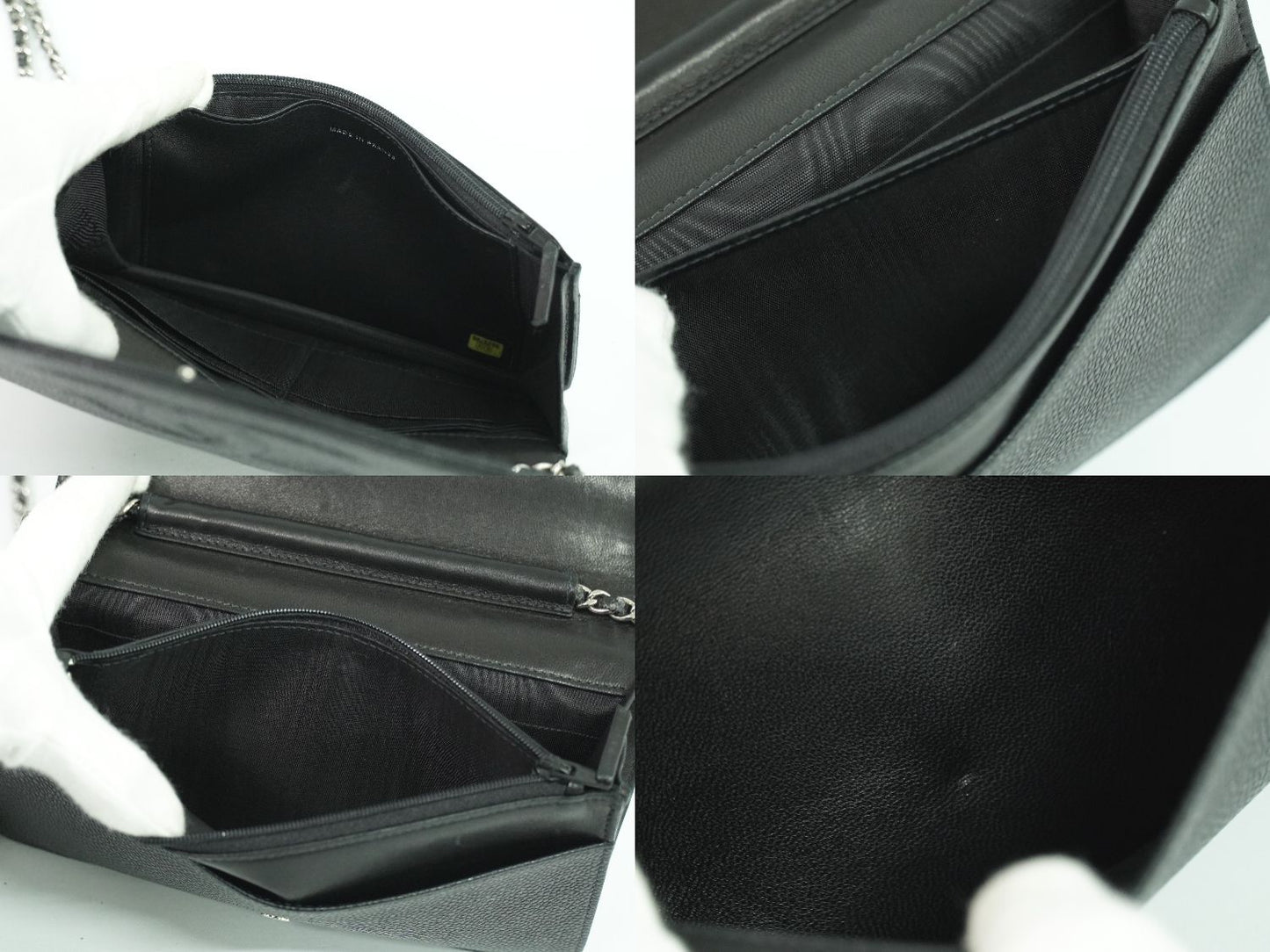 CHANEL ココマーク ショルダーウォレット ブラック