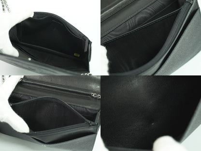 CHANEL ココマーク ショルダーウォレット ブラック