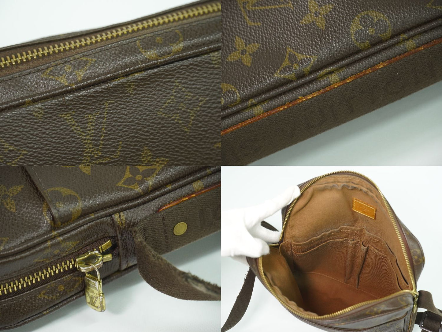 LOUIS VUITTON トロター ボブール モノグラム ショルダーバッグ M97037