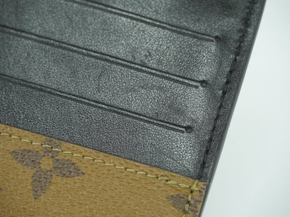 LOUIS VUITTON スリム パース モノグラム リバース 長財布 フラグメントケース マロン M80390
