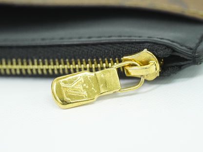 LOUIS VUITTON スリム パース モノグラム リバース 長財布 フラグメントケース マロン M80390