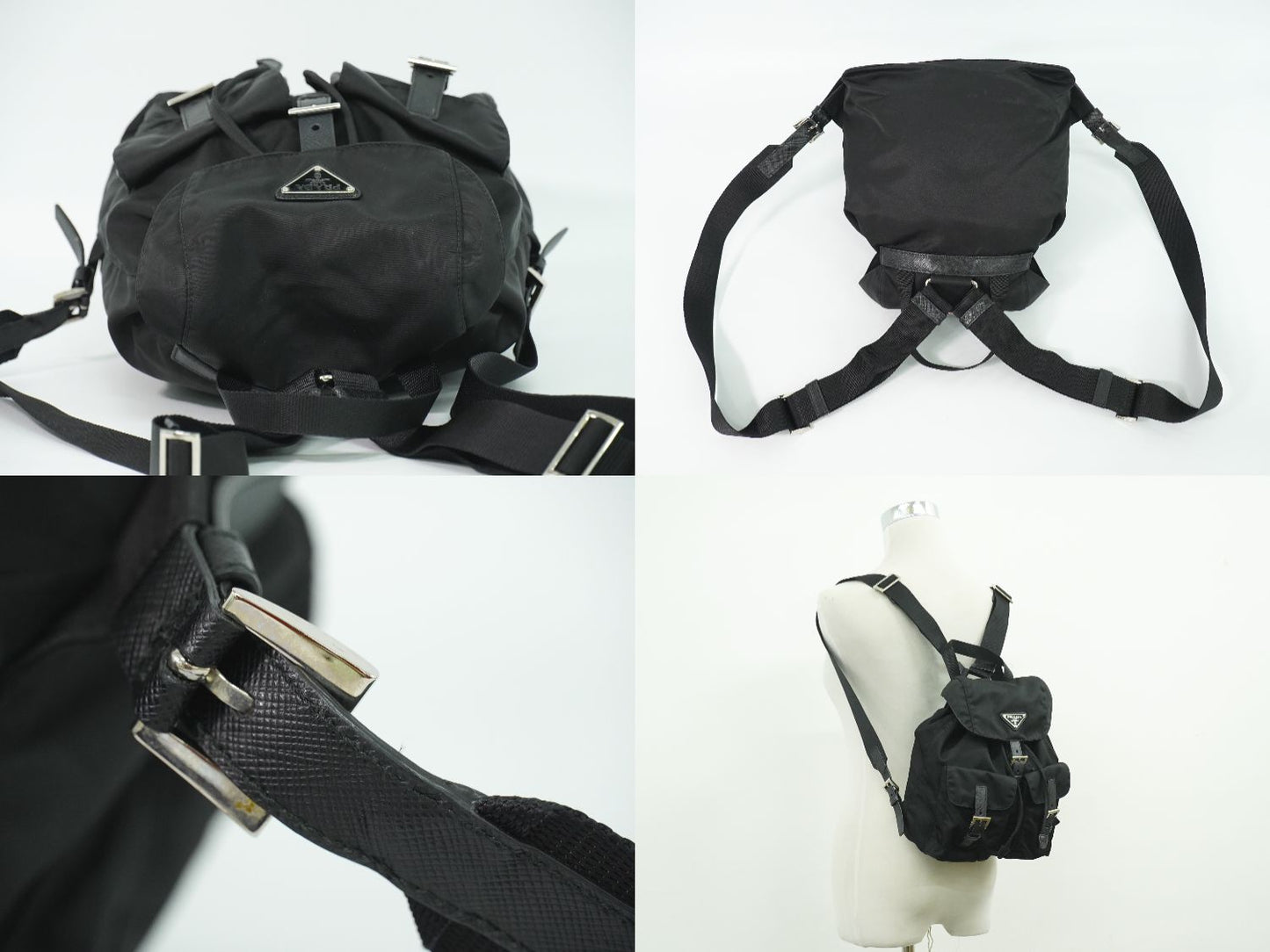 PRADA ヴェラ リュックサック ブラック 1BZ677