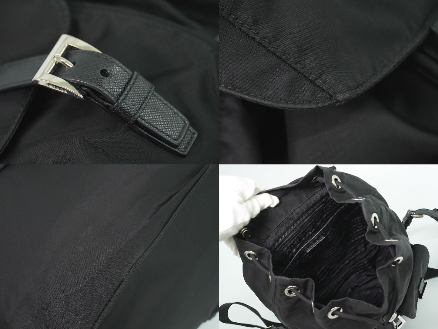 PRADA ヴェラ リュックサック ブラック 1BZ677