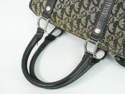 Christian Dior トロッター ミニ ボストンバッグ ブラック