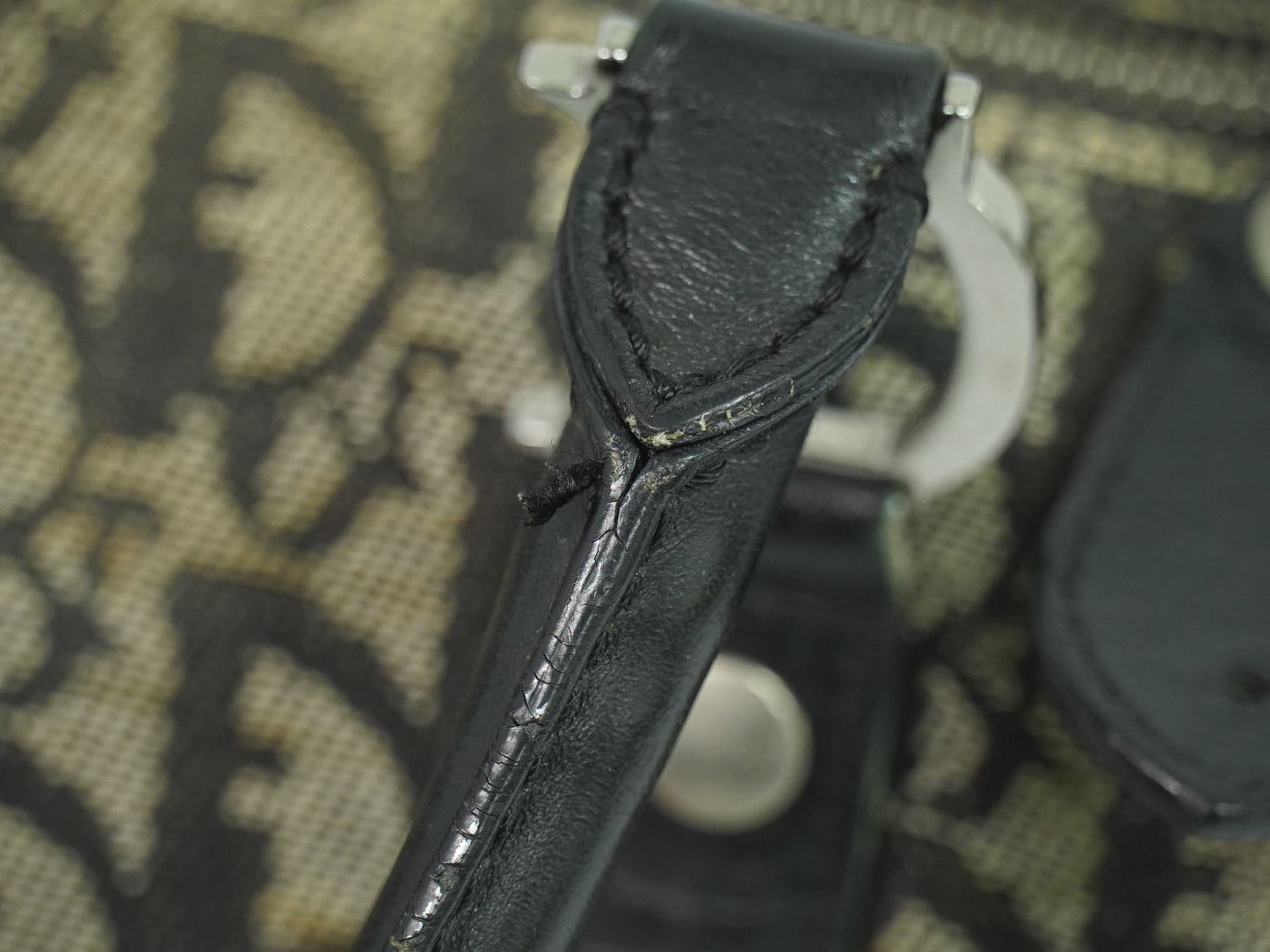 Christian Dior トロッター ミニ ボストンバッグ ブラック