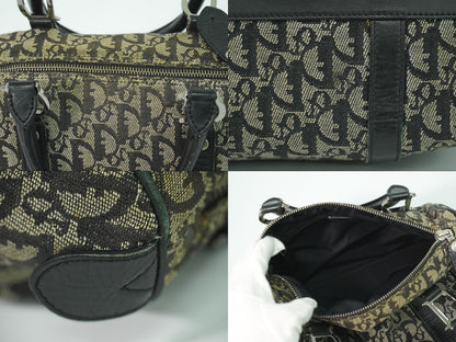 Christian Dior トロッター ミニ ボストンバッグ ブラック