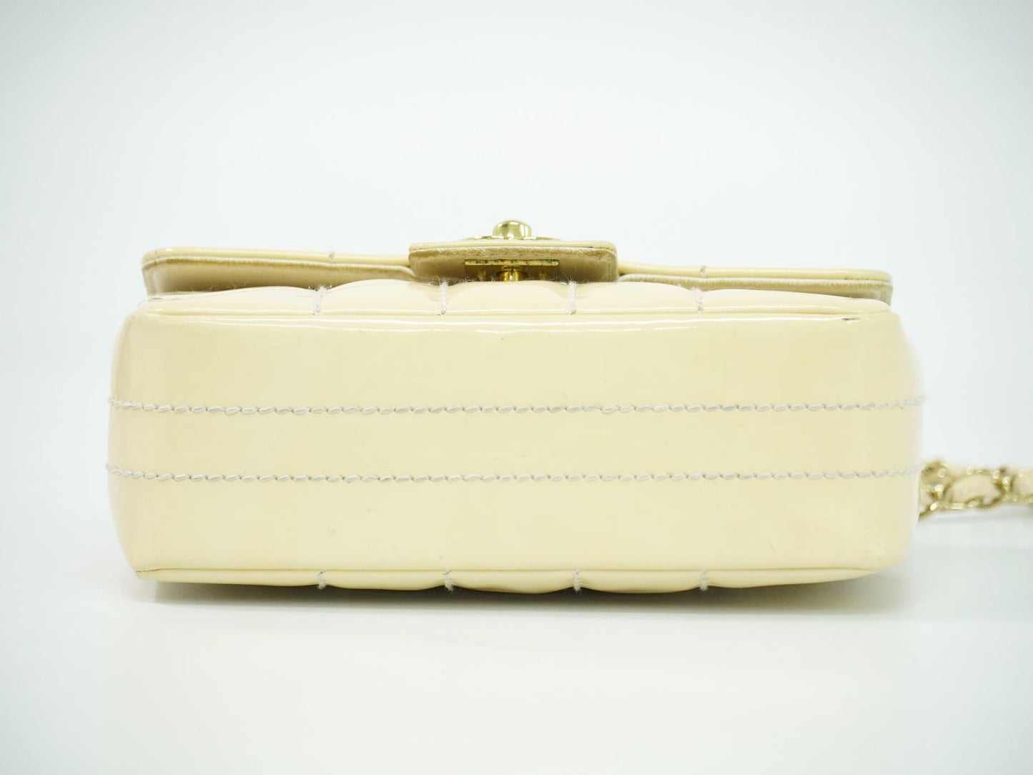 CHANEL ココマーク チョコバー ショルダーバッグ ベージュ