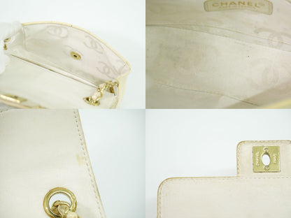 CHANEL ココマーク チョコバー ショルダーバッグ ベージュ