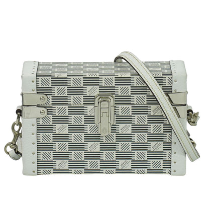 MOREAU PARIS ヴィクトリア ミニ トランク ショルダーバッグ ホワイト グレー ブラック