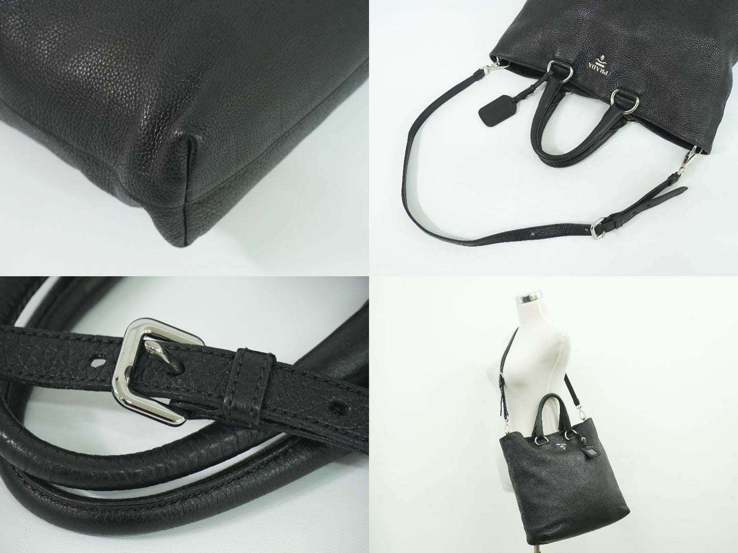 PRADA 2WAY ショルダーバッグ ブラック BN1713